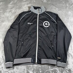 Vintage Lifted Research Group Track Jacket Mens Small LRG Full Zip Y2K Varsity